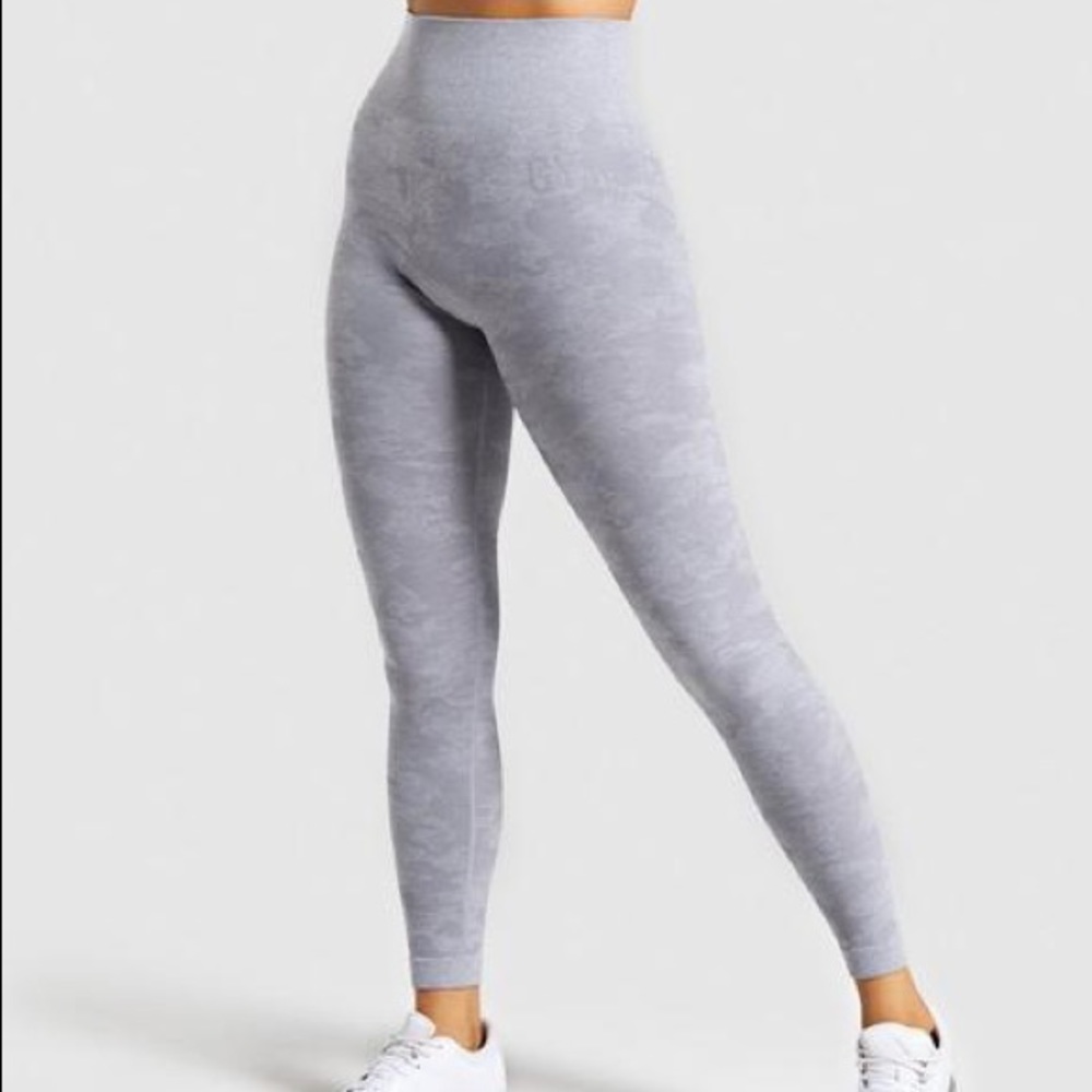 Gymshark grey camo seamless